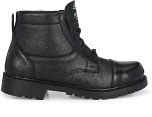 Men Classic Leather Boots Elegant Design <b>Ankle</b> Length Lace Up Boots With Breathable Comfort Lining Suitable For Office Casual - Product Image 2
