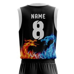 Custom OEM Sublimated Basketball Jersey V-Neck Short Sleeve Quick Dry Breathable <b>Eco</b>-Friendly Polyester Front Team Sports - Product Image 4