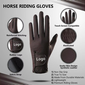 Custom Logo High Quality Motorbike Gloves Breathable Anti Slip Waterproof UV Protection Leather with OEM Service - Product Image 6
