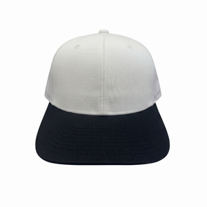 Gorra de béisbol estructurada de malla con logo personalizado en dos tonos, bordado/impresión, de algodón, visera curva, para adulto, apta para las cuatro estaciones, venta al por mayor - Product Image 1