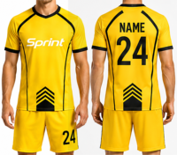 Uniformes de Fútbol Personalizables de Primera Calidad a Precios Razonables, Impresión Digital, Tejido Transpirable de Spandex/Poliéster