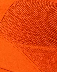 Gorra deportiva de malla naranja para hombre, transpirable, ligera, ajustable, para correr, entrenar, béisbol, para uso en exteriores. - Product Image 4