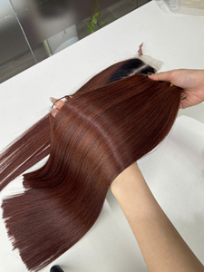 Cabello Humano Vietnamita Liso Color Marrón Ombre de Alta Calidad, Súper Doble Trama, Precio al por Mayor - Product Image 3