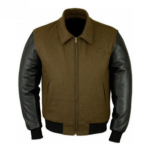 Varsity <b>Jacket</b> <b>Baseball</b> Letterman <b>Jacket</b> OEM Custom Wool Leather Sleeve College Team <b>Jacket</b> <b>for</b> <b>Men</b> Women Logo Embroidery - Product Image 1