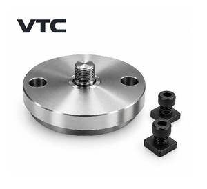 Mandril de torno autocentrante de 3 mordazas de 65 mm con placa trasera y tuercas en T, accesorio para fresadora - Product Image 3