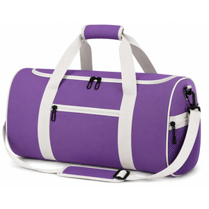 Sac de voyage rose ovale à double poignée, fermeture éclair, plusieurs compartiments, poche utilitaire, grande capacité, unisexe - Product Image 2