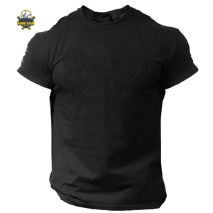 เสื้อยืดสตรีทแวร์ผู้ชายคุณภาพสูง ผ้าฝ้าย 100% ขายส่ง แห้งเร็ว ไม่เป็นขุย ทรงปกติ แขนสั้น น้ำหนัก 180 กรัม - Product Image 3