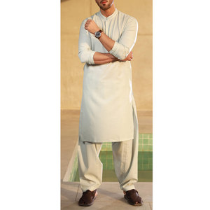 Shalwar Kameez pour hommes très vendus, confortables, pakistanais, séchage rapide, évacuation de l'humidité, toutes saisons, service OEM disponible, Bandhgala - Product Image 1