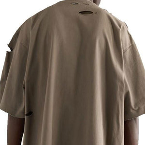 T-shirt Homme Col Rond Manches Courtes 100% Coton Respirant Écologique Doux Personnalisable Coupe Oversize – Fabrication Usine - Product Image 5