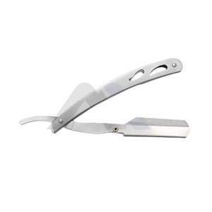 Rasoir de Barbier Professionnel Haut de Gamme en Acier Inoxydable à Lame Droite pour Hommes – Outil de Rasage et de Toilettage pour Barbe, Ligne des Cheveux et Moustache – Idéal pour Salon - Product Image 5