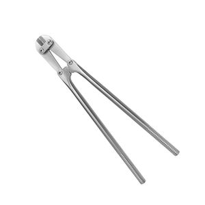 Coupe-fils en acier inoxydable pour instruments chirurgicaux orthopédiques, grand modèle droit, capacité maximale 6,3 mm, certifié CE, par Grip Surgical - Product Image 3