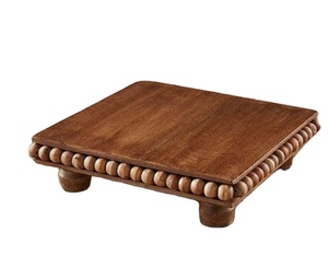 Best Seller Three Tier Metal and Wood Display Stand for Desserts <b>Cupcakes</b> and Fruit Decor Three tier metal wood - Product Image 1