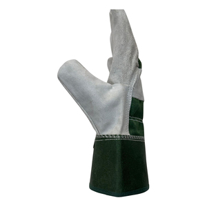 <b>Long</b> Cuff Genuine Leather Safety <b>Gloves</b> | Anti-Vibration Heat Resistant Industrial Work <b>Gloves</b> | OEM Wholesale Pakistan - Product Image 2