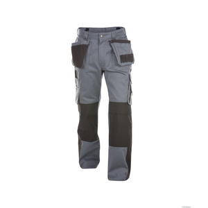 Safety ANSI Class 2 Gray Pants with Black Panels Multiple Pockets Customized Logo Waterproof & <b>LED</b> Flash for Workwear - Product Image 1