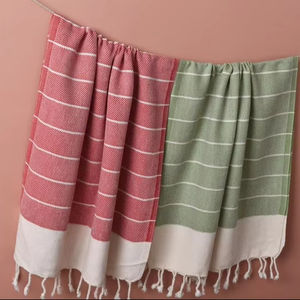 Paño de Cocina Personalizado de Algodón, 16x36 Pulgadas, Paño de Cocina a Rayas, Regalo de Boda, Regalo para Amigos - Product Image 1