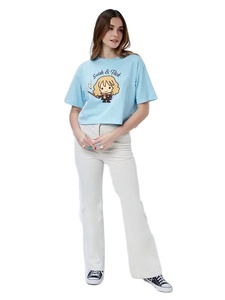 Camiseta Corta Personalizada con tu Marca 2026, Talla Grande, Hecha a Medida, 100% Algodón, Transpirable, de Secado Rápido, para Mujer - Product Image 2