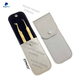 Bulk Private Label Lash Extensions <b>Tweezers</b> Custom Logo Green Accessories Tool <b>Eyelash</b> <b>Tweezers</b> Rose Gold Diamond Grip <b>Tweezers</b> - Product Image 6