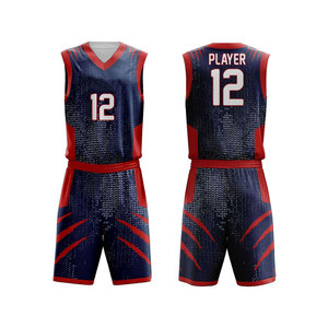 Conjunto de Uniformes de Baloncesto Transpirables Personalizados, Jersey y Pantalones Cortos de Sublimación de Alta Calidad, Poliéster/Algodón, Ropa Deportiva Profesional para Equipos - Product Image 2