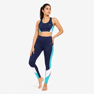 High Waist <b>Leggings</b> Breathable Fitness Activewear Wear Women <b>Yoga</b> Set Comfortable Workout Clothing Stretch Sports Top - Product Image 2