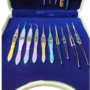 Juego de 17 instrumentos quirúrgicos oftálmicos, base de revestimiento de plasma multicolor para cirugía de cataratas, duradero y de excelente calidad - Product Image 4