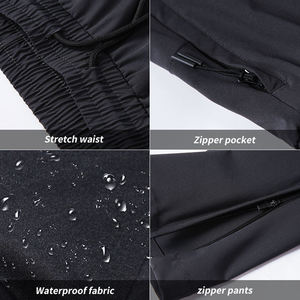 Conjunto Deportivo de Dos Piezas para Hombre, Chaqueta y Pantalones Impermeables, para Gimnasio, Entrenamiento, Correr, Chándal Deportivo - Product Image 5