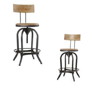 Taburete de Bar industrial moderno mueble de barra alta ajustable producto comercial uso directo al mejor precio - Product Image 6