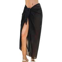 Dames strand chiffon badpak omslagdoeken doorschijnende bikini wraps voor badkleding badpak omslag