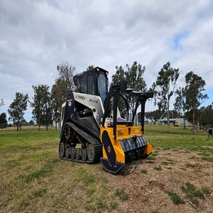 Reliable Terex Skid Steer Loader With Mulcher For Clearing Thick <b>Brush</b> Trees And Overgrown Property Areas - Product Image 2