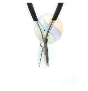 Juego de Pinzas para Extensiones de Cabello de Acero Inoxidable de Primera Calidad con Herramienta para Remover Cuentas y Estuche de Cuero PU, Plateado Profesional - Product Image 4