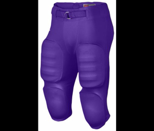 Mens White Padded American Football Pants Belt Closure Regular Fit <b>Athletic</b> Practice Game Performance Sportswear export quality - Product Image 3