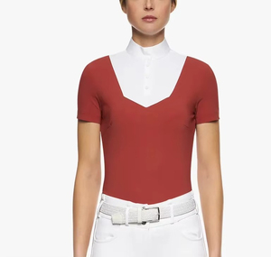 Stylish Women's Equestrian <b>Shirts</b> Ideal for Riding Events with Long Sleeve Tops Quick-dry Attire Baselayers and Show Tops - Product Image 3