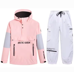 เสื้อแจ็คเก็ตสกีและสโนว์บอร์ดดีไซน์ใหม่ กันลม พร้อมซิปปิดและลายพิมพ์ สำหรับกีฬากลางแจ้งในฤดูหนาว - Product Image 6