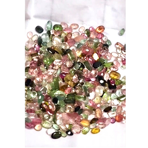 Lote de 383 Piezas de Turmalina Multicolor Natural de 5x3mm y 6x4mm, Corte Ovalado Facetado, 98 ct, Alta Calidad, US$69 por Todo - Product Image 3