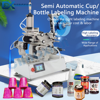 Articles de toilette semi-automatiques Bouteilles à presser Étiquettes à décoller Machine de séparation Prix Étiqueteuse Autocollant