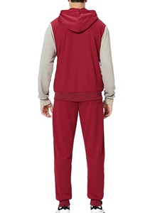 Men Tracksuit 2 Piece Casual Long Sleeve Zip up Jacket and Pants Set Athletic Tracksuits Sports <b>Jogging</b> <b>Suits</b> - Product Image 2