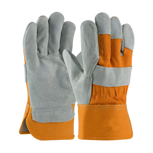 Gants de travail en cuir pour hommes, résistants aux coupures, anti-chaleur, renforcés, pour travaux lourds - Product Image 5