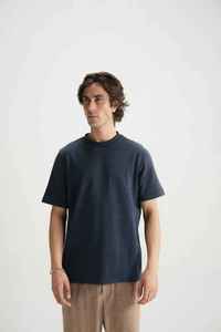 T-shirt pour homme en coton 100% de haute qualité, 260 g/m², basique, doux, léger, avec le meilleur tissu, noir, vente en gros - Product Image 6