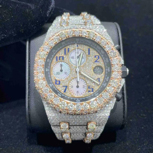 Reloj de Diamantes Cultivados en Laboratorio de Alta Calidad a Precio de Fábrica, Reloj con Diamantes Cultivados en Laboratorio DEF - Product Image 1