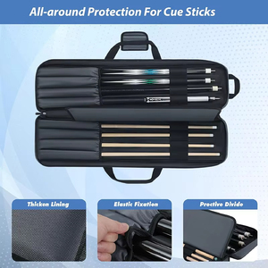 Hot Sale Waterproof Soft Snooker & Billiard <b>Cue</b> Case <b>Pool</b> Stick Bag with Carrying Snooker Features - Product Image 3