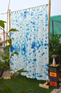 Cortina Moderna con Estampado Tie Dye, Cortina Decorativa de Algodón Estilo Boho para Ventana, Panel de Cortina para Hogar, Oficina, Dormitorio, Sala de Estar - Product Image 5