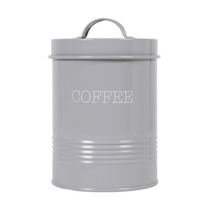 Recipiente cilíndrico negro texturizado para almacenamiento de alimentos con tapa de cobre, bote hermético para especias, uso en cocina, tapa abatible, diseño hermético - Product Image 2
