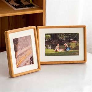 Handmade Modern Eco-Friendly Solid Wooden TableTop Decor Premium Quality Natural Finish Photo <b>Frame</b> for Home & Office - Product Image 2
