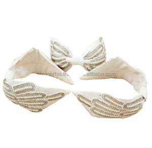 Autumn Winter High Quality Elegant Luxury Women Girls European American Style Embroidered Fabric <b>Headband</b> Daily Use Warm - Product Image 5