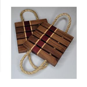 Professional-Look <b>Wood</b> Table Serving Trivet Unique Design Kitchenware Farmhouse Decorative Accessories Classic Style Hot Selling - Product Image 1