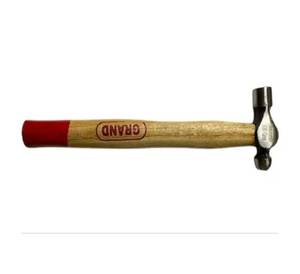 100g Ball Peen <b>Hammer</b> with Seasoned Wooden Handle GRAND Professional Series Ball Peen <b>Hammer</b> Manufacturer Supply Custom Logo - Product Image 3