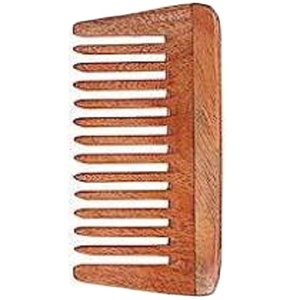 Peigne en bois de santal double face avec logo personnalisé Poignée PC portable de la plus haute qualité pour salon à domicile Voyage Hôtel Utilisation - Product Image 6