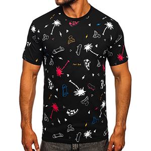 เสื้อยืดฟิตเนสผู้ชายไซส์ใหญ่พิเศษ ผ้าฝ้าย 100% สีพื้น สวมใส่สบาย แขนสั้น คอกลม รับสกรีนโลโก้ ออกแบบสีได้ ระบายอากาศได้ดี แห้งเร็ว - Product Image 4