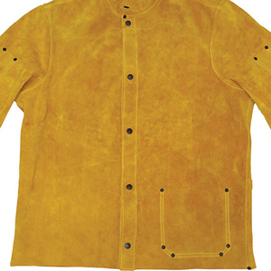 Chaqueta de soldadura hecha de cuero vacuno de primera calidad, ropa de protección, chaqueta de soldadura resistente al fuego - Product Image 6