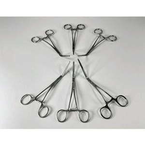 Pinzas Vasculares Periféricas DeBakey – Juego de 6 Tamaños Variados – Instrumentos Quirúrgicos Cardiovasculares – Hemostáticas de Acero Inoxidable - Product Image 3