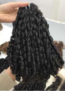 Unprocessed Virgin 100% Vietnamese Human Hair <b>Curly</b> <b>Bundles</b> Weft With Wholesale Price From Factory Hair Extensions - Product Image 6
